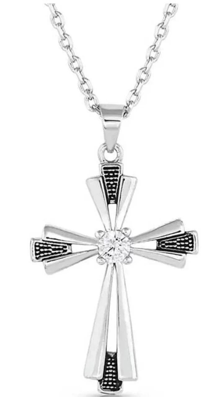 Montana Silversmiths Extended Faith Cross Necklace 1 Montana Silversmiths Extended Faith Cross Necklace
