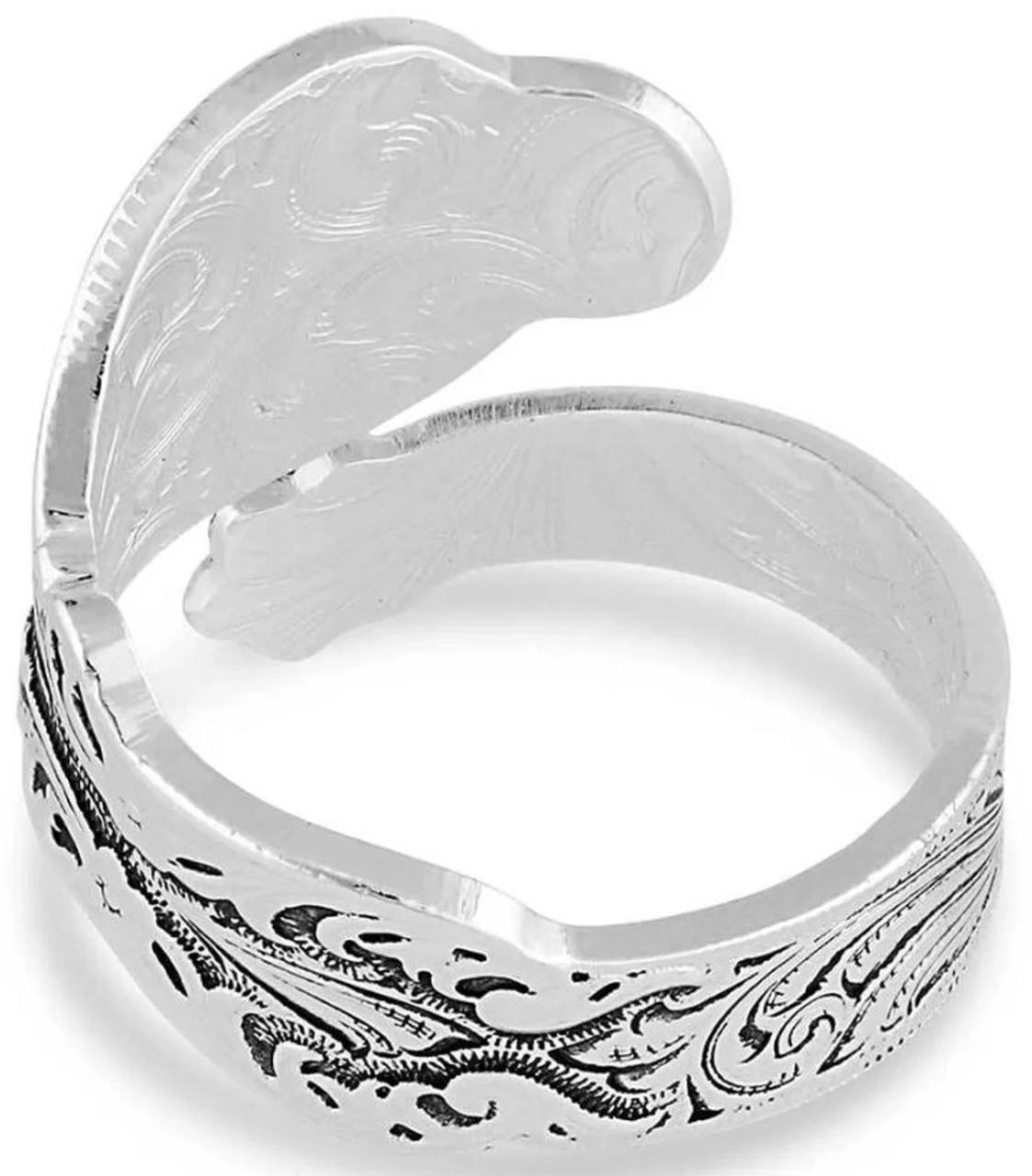Montana Silversmiths Heirloom Treasure Spoon Open Ring 2 Montana Silversmiths Heirloom Treasure Spoon Open Ring - Image 2