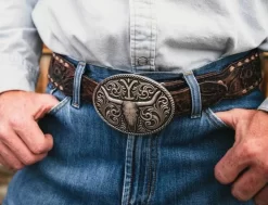 Montana Silversmiths Montana Silversmith Strength Of Yellowstone Attitude Buckle -Montana Silversmiths 2790945 3 70776.1674064929