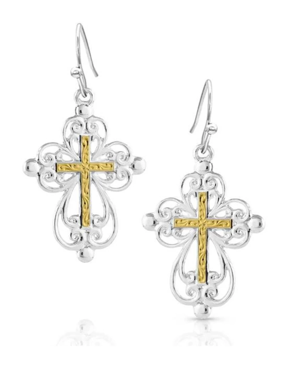 Montana Silversmiths Enlightened Faith Cross Earrings 1 Montana Silversmiths Enlightened Faith Cross Earrings