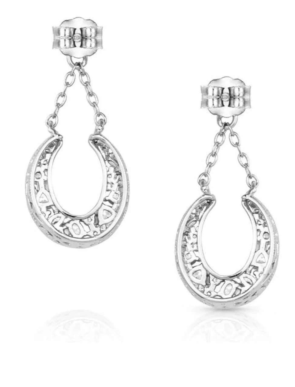 Montana Silversmiths Intentional Luck Crystal Drop Earrings 2 Montana Silversmiths Intentional Luck Crystal Drop Earrings - Image 2