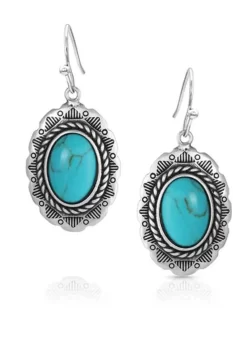 Montana Silversmiths Into The Blue Turquoise Earrings