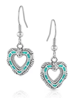 Montana Silversmiths Love Conquers All Heart Earrings