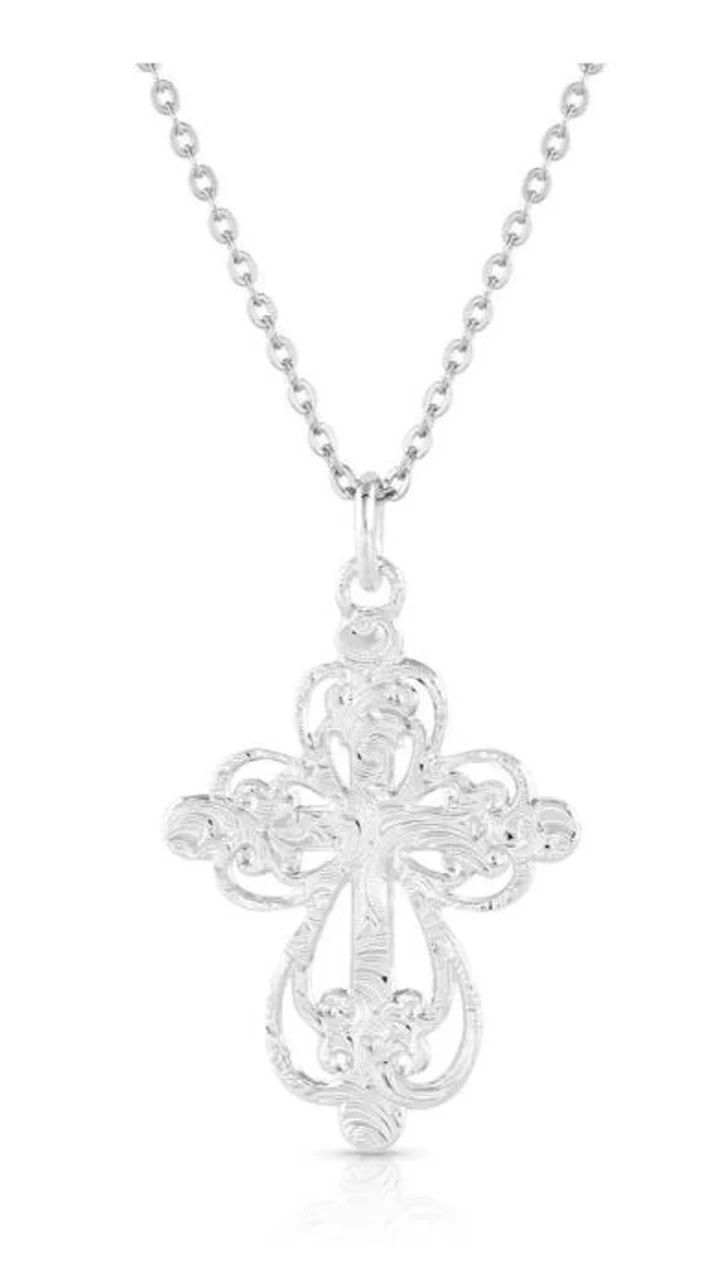 Montana Silversmiths Enlightened Faith Cross Necklace 2 Montana Silversmiths Enlightened Faith Cross Necklace - Image 2
