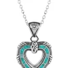 Montana Silversmiths Love Conquers All Heart Necklace