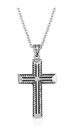 Montana Silversmiths Amplified Faith Cross Necklace