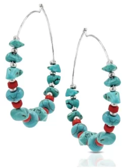 Montana Silversmiths Bohemian West Beaded Attitude Earrings