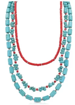 Montana Silversmiths Understated Southwest Beaded Attitude Necklace