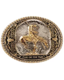 Montana Silversmiths Men's End Of The Trail Belt Buckle
