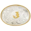 Montana Silversmiths Men's Initial "J" Buckle
