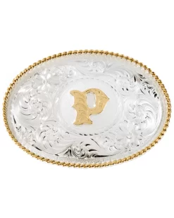 Montana Silversmiths Initial "P" Buckle