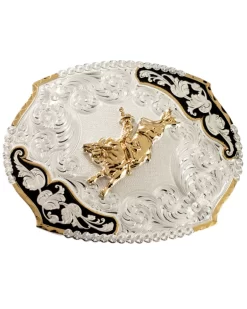 Montana Silversmiths Bucking Bull Belt Buckle