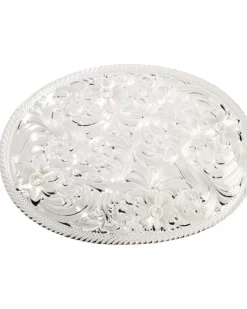 Montana Silversmiths Men's Engraved Buckle