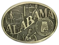 Montana Silversmiths Alabama State Heritage Attitude Belt Buckle