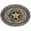 Montana Silversmiths Men's Classic Impressions Two-Tone Lone Star Attitude Belt Buckle