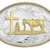 Montana Silversmiths 1340 Series Christian Cowboy Western Belt Buckle
