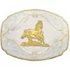 Montana Silversmiths Galloping Horse Western Belt Buckle