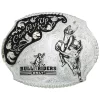 Montana Silversmiths Men's Cowboy Up Bull Riders Only Western Belt Buckle