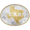Montana Silversmiths Silver Engraved State Of Texas Western Belt Buckle