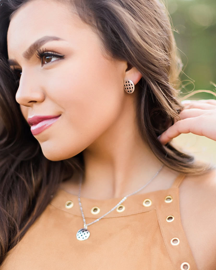 Montana Silversmiths Silver Legacy Button Jewelry Set 3 Montana Silversmiths Silver Legacy Button Jewelry Set - Image 3