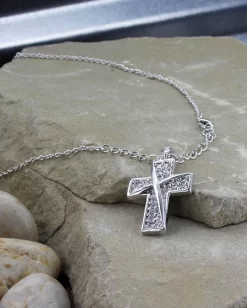 Montana Silversmiths Ribboned Cross Necklace -Montana Silversmiths 3 d2781427 bb04 402e abf8 2227661c8ece
