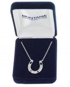 Montana Silversmiths Womens Fastened In Sparkles Horseshoe Necklace 5 Montana Silversmiths Womens Fastened In Sparkles Horseshoe Necklace -Montana Silversmiths 3 d6c45949 d446 495f bf31 b57b939f717e