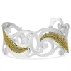 Montana Silversmiths BC4815 Womens Sunfire Filigree Cuff Bracelet Silver And Gold