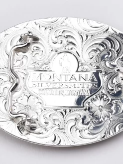Montana Silversmiths 1350-767H Longhorn Engraved Buckle With Gold Rope Trim Silver 5 Montana Silversmiths 1350-767H Longhorn Engraved Buckle With Gold Rope Trim Silver -Montana Silversmiths 4050 b 5baff9db 5659 4831 90e6 23be39df528c