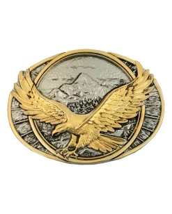Montana Silversmiths Attitude Soaring Eagle Two Belt Buckle