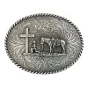 Montana Silversmiths Christian Cowboy Attitude Belt Buckle