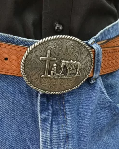 Montana Silversmiths Attitude Christian Cowboy Belt Buckle -Montana Silversmiths 61304 0001 61304 mod