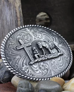 Montana Silversmiths Attitude Christian Cowboy Belt Buckle -Montana Silversmiths 61304 0002 61304 alt