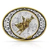 Montana Silversmiths Ranch Rope Bull Rider Belt Buckle