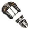 Montana Silversmiths Following The Path Tri-Color Buckle Set