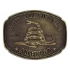 Montana Silversmiths Montana Silversmith American Gadsden Don't Tread On Me Heritage Attitude Buckle A515C