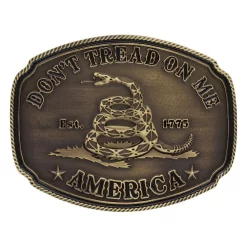Montana Silversmiths Montana Silversmith American Gadsden Don't Tread On Me Heritage Attitude Buckle A515C