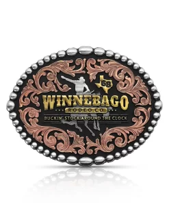 Montana Silversmiths Dale Brisby Winnebago Rodeo Belt Buckle