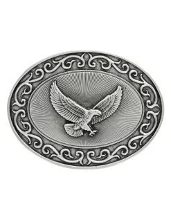 Montana Silversmiths Attitude Ready For Action American Eagle Belt Buckle