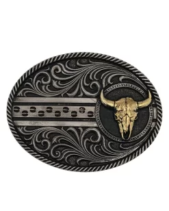 Montana Silversmiths Cattle Road Belt Buckle