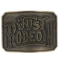 Montana Silversmiths Just Rodeoin' Attitude Bely Buckle A925CDB