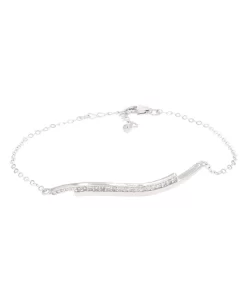 Montana Silversmiths Women's River Run Wave Bar Bracelet