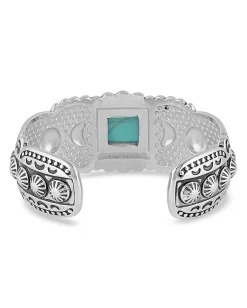 Montana Silversmiths Women's Flourished Turquoise Bracelet -Montana Silversmiths BC4813 0002 BC4813 alt
