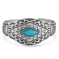 Montana Silversmiths Blanket Statement Turquoise Cuff Bracelet BC5302