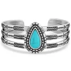 Montana Silversmiths Montana Sliversmiths Ways Of The West Turquoise Cuff Bracelet-BC5485
