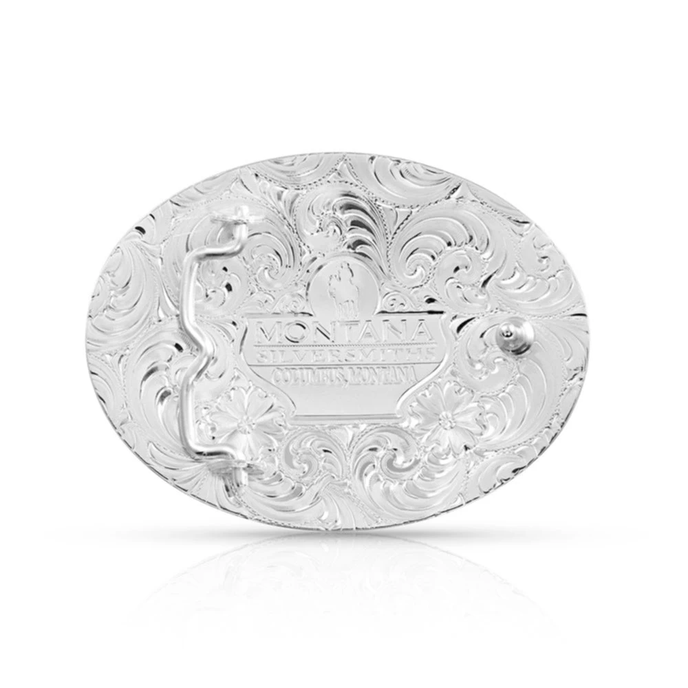 Montana Silversmiths 6190-101223 Two Trails Buckle 3 Montana Silversmiths 6190-101223 Two Trails Buckle - Image 3