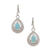Montana Silversmiths River Lights On Ice Teardrop Earrings ER2536