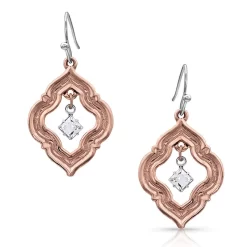 Montana Silversmiths Sunlit Scalloped Window Earrings