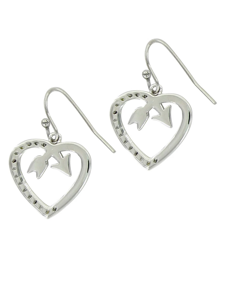 Montana Silversmiths Women's Heart Arrow Earrings 3 Montana Silversmiths Women's Heart Arrow Earrings - Image 3