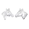 Montana Silversmiths Little Silver Horse Head Earrings