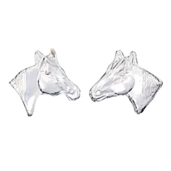 Montana Silversmiths Little Silver Horse Head Earrings